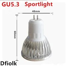 1 adet süper parlak 9 W 12 W 15 W GU5.3 LED lamba 110 V 220 V dim Led spot sıcak/doğal/soğutucular beyaz GU5.3 LED lamba