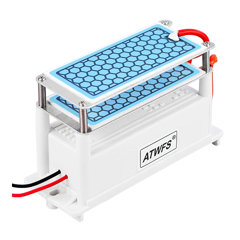 Billige ATWFS Neueste Auto Tragbare Ozon Generator 12 v 10g Ozonisator Luft Reiniger Auto Reiniger Ozon Keramik Platte Luft Sterilisator filter