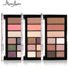 Палитра теней мерцающие тени для век порошок натуральный профессиональный водонепроницаемый/водостойкий дымчатый набор теней для век