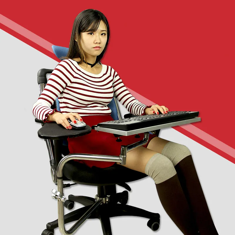  Multifunctional Lazy Chair Lift Rotatable Bracket Foldable Laptop Stand Computer Desk Keyboard Tray