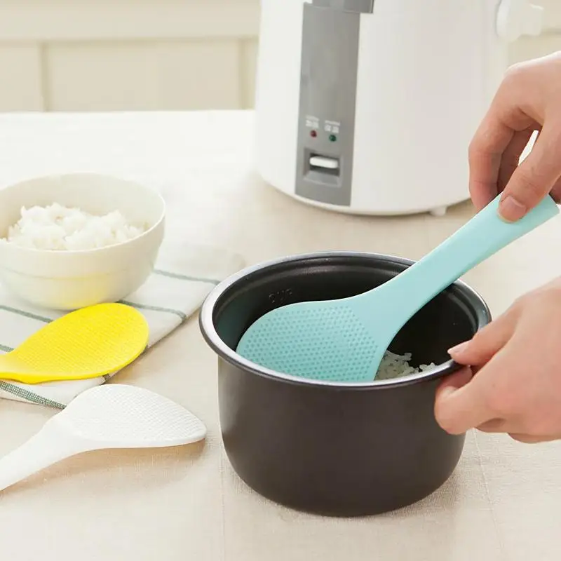 Совок для риса антипригарная ложка для еды посуда рисоварка Лопата кухонные приспособления для сервировки стола инструменты совок для риса случайный цвет