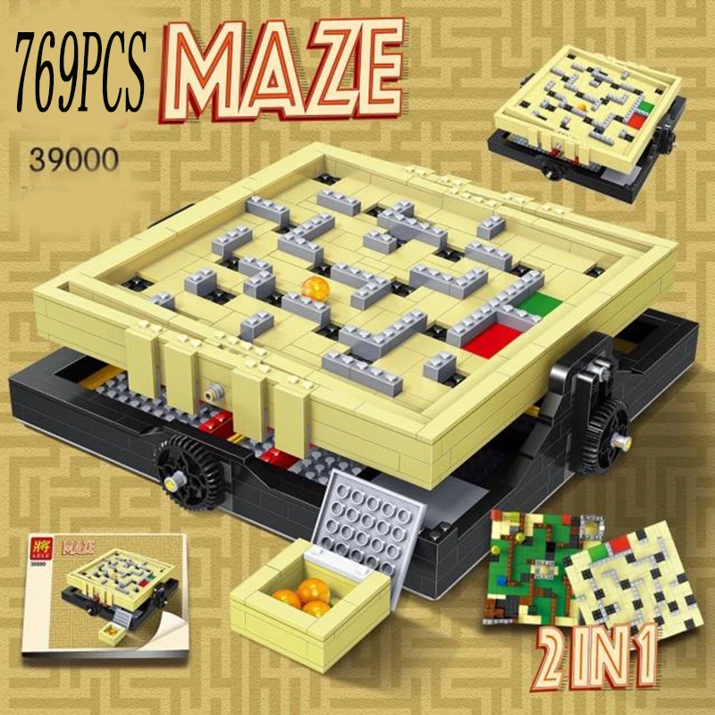 

LEGOed technic Creator DIY IDEAS Series The Creative Marbles Maze Model Building Blocks Bricks Toys Compatible With 21305 16023