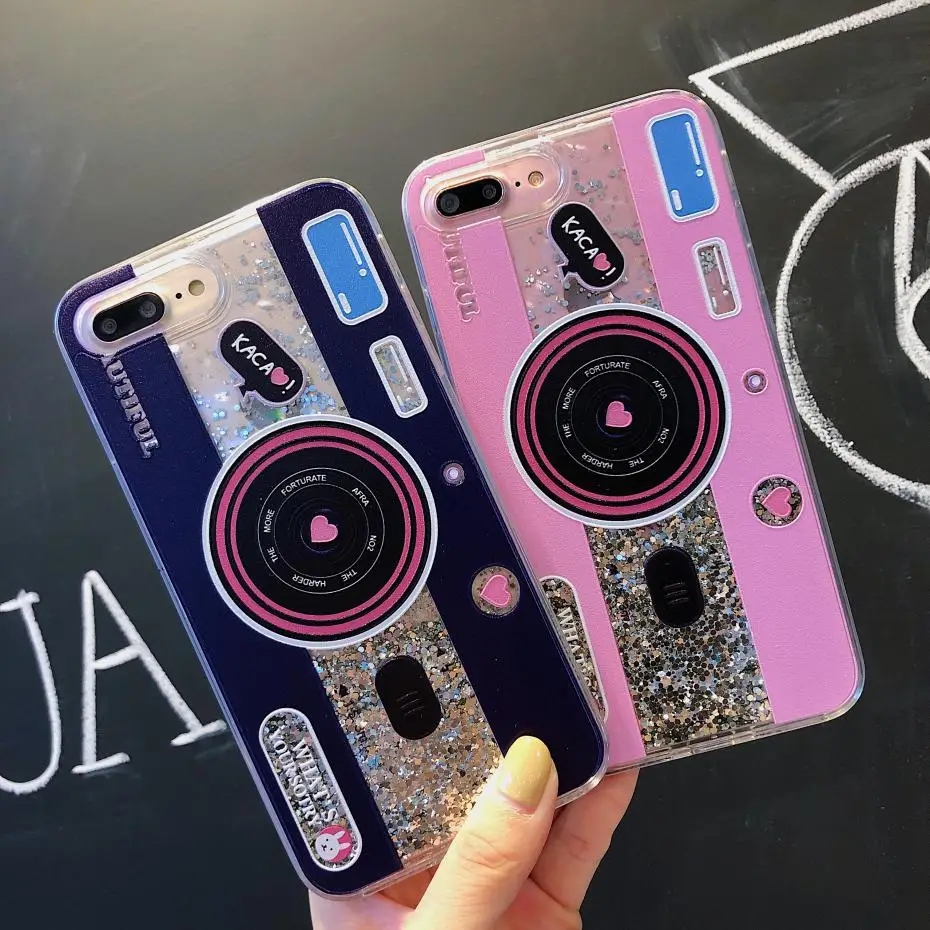 Delfín de dibujos animados arenas movedizas funda para teléfono para iPhone X 7 6 6 s Plus dinámica brillo lentejuelas casos de la cubierta para iPhone 8 Plus XS MAX XR Delfín de dibujos animados arenas movedizas funda para teléfono para iPhone X 7 6 6 s Plus dinámica brillo lentejuelas casos de la cubierta para iPhone 8 Plus XS MAX XR