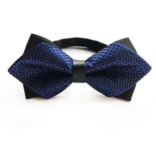 Темно-синие мужские галстуки модный смокинг Классический смешанный однотонная бабочка галстук Свадебная вечеринка галстук-бабочка галстуки для мужчин Gravata