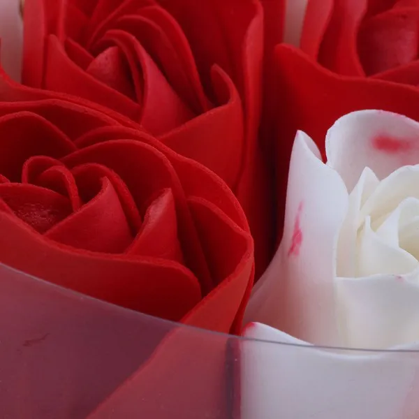 9 шт. ароматизированное мыло для тела с лепестками роз, подарок на свадьбу