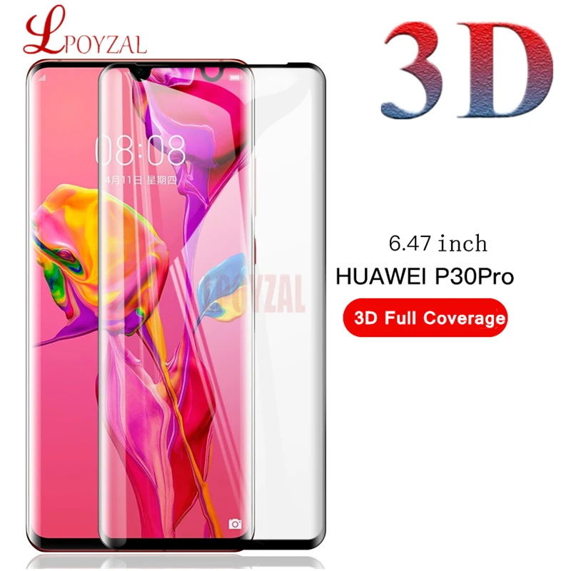 LPOYZAL 3D HD ультра тонкий протектор экрана для Huawei P30 Pro Lite 9H закаленное стекло Mate 9 20