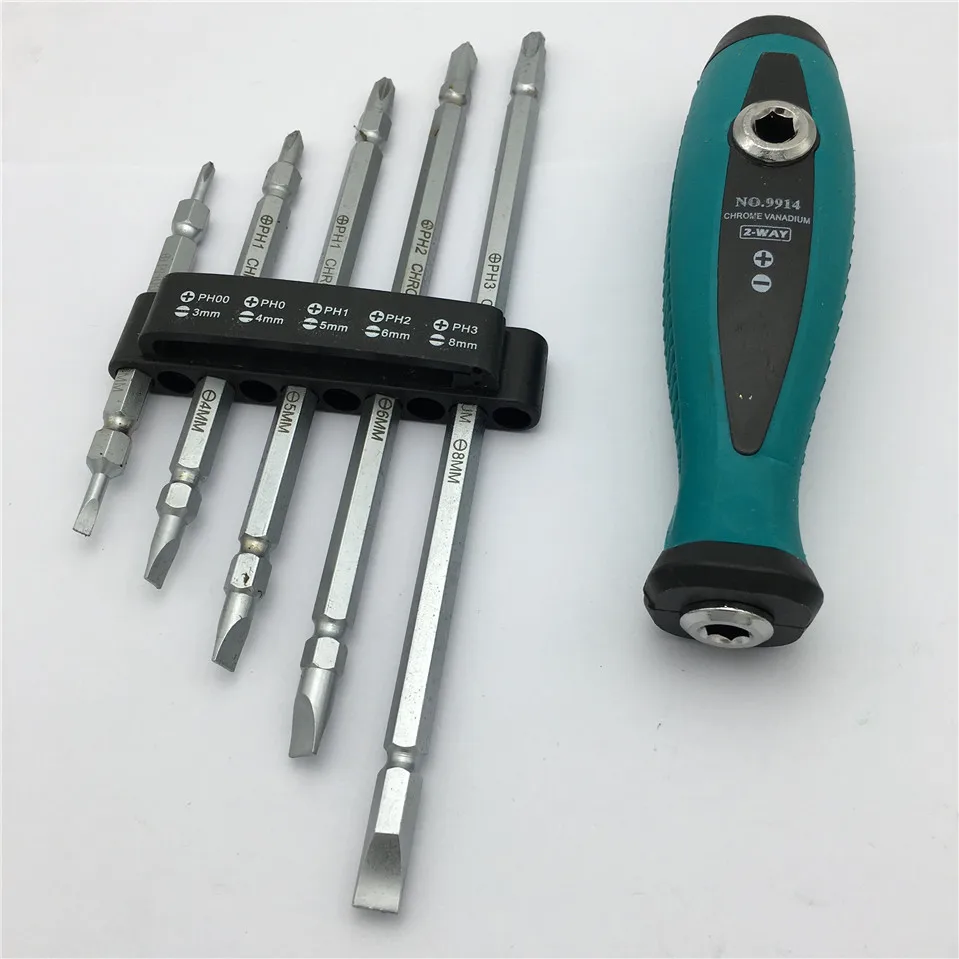 Opening Tools 5 in 1 Screwdriver Combination Set Of Dual Chrome
