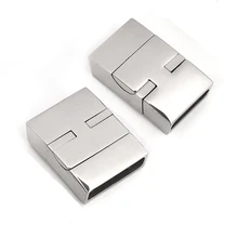 Магнитные застежки браслет из нержавеющей стали застежка ювелирных изделий кожаный шнур застежка разъем ювелирных изделий Аксессуары