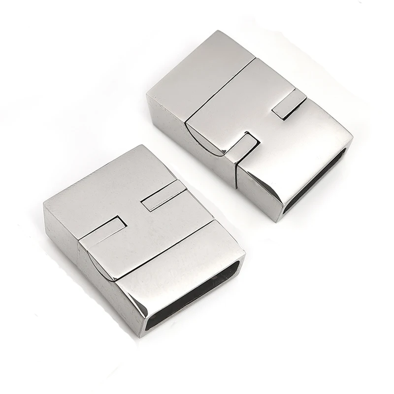 

Stainless Steel Bracelet Clasp Magnetic Clasps Leather Cord Clasp Connector DIY Accessories for Jewelry Making Findings