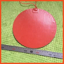 Did 100 мм, 50 Вт 220 в индивидуальный дизайн гибкий силиконовый резиновый нагреватель силиконовый нагреватель круглый нагреватель электрическое отопление промышленный нагреватель