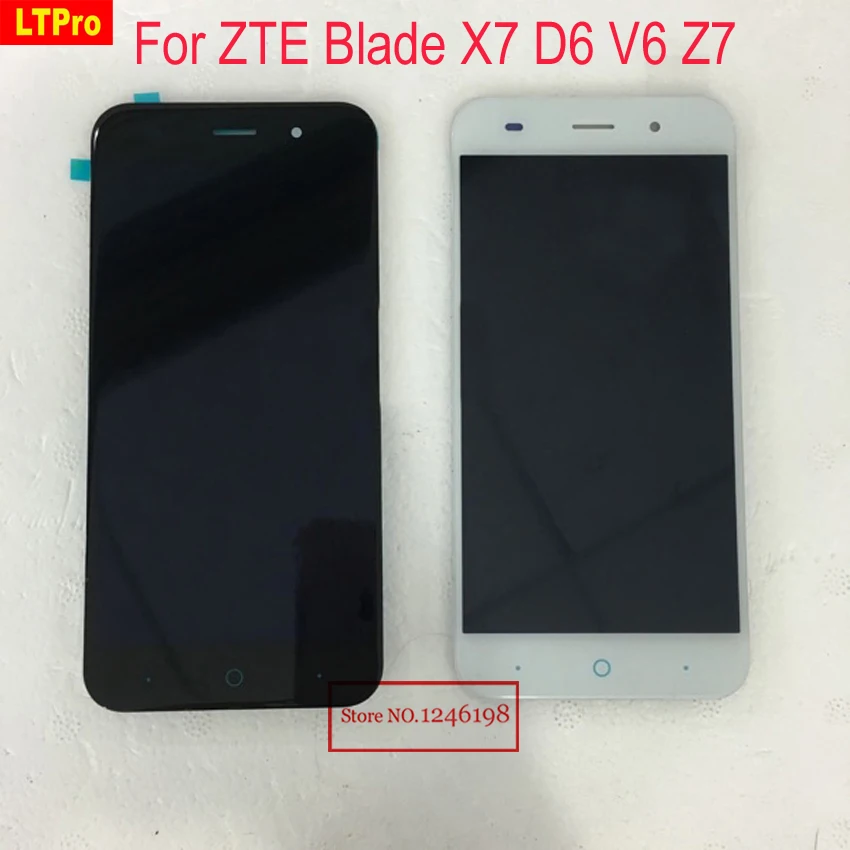 

LTPro 5.0 inch TOP Quality Full LCD Display Touch Screen Digitizer Panel Assembly For ZTE Blade X7 D6 V6 Z7 Replacement Parts