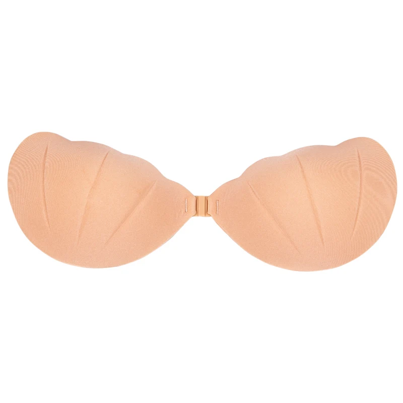 DODOING Self Adhesive Push-up Shell Bras Sexy Fashion Invisible Bra Strapless For Women Ladies Wedding Party Underwear