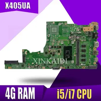 

laptop Motherboard For ASUS X405URP X405UR X405UQ X405U X405UA X405UAP Mainboard 4G RAM i5/i7 CPU (V2G) exchange!!!