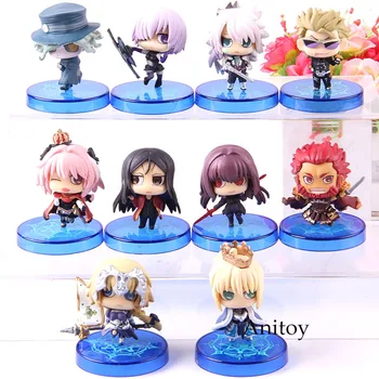 

Q Version Petit-charal Chimi Mega Vol.1/2 Action Figure Saber Lancer Shielder Fate/Grand Order PVC Collection Model Toy 5pcs/set