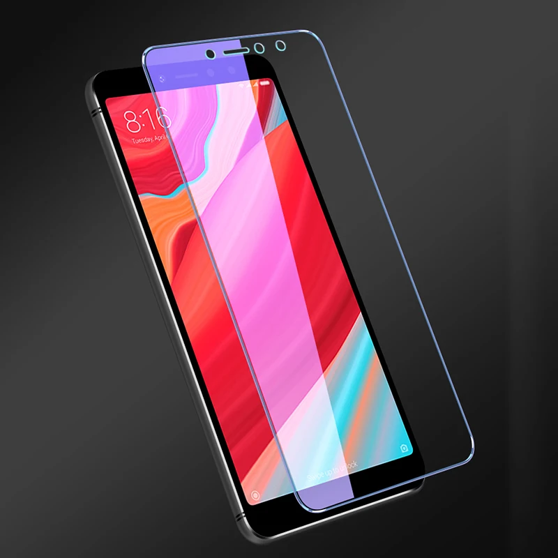 OriWood для Xiaomi Redmi S2 полное покрытие переднее анти синее закаленное стекло синий