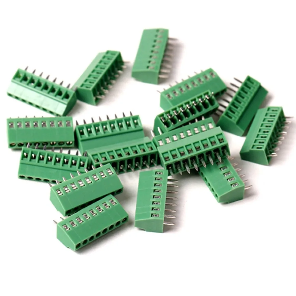 E Simpo 4 шт./лот 2 54 мм Шаг PCB винтовой клеммный блок 8P 150V6A UL 130V8A IEC CE Rohs|terminal block|block blocklot