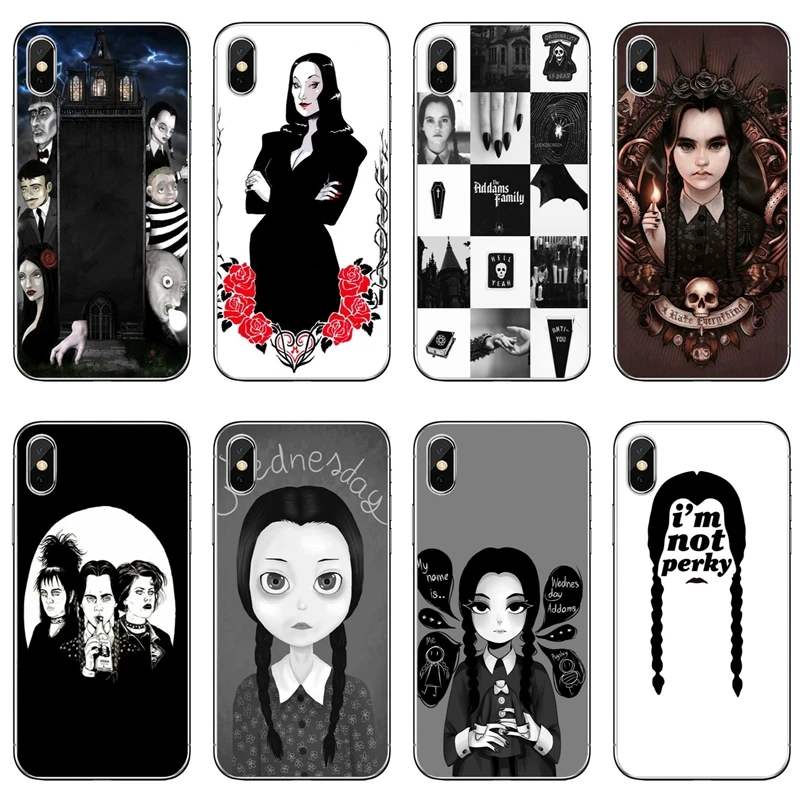 Weday Addams family для Apple iPhone 8 7 plus 6s 6 plus X XR XS Max SE 5S 5c 5 4S 4 TPU мягкий чехол для телефона