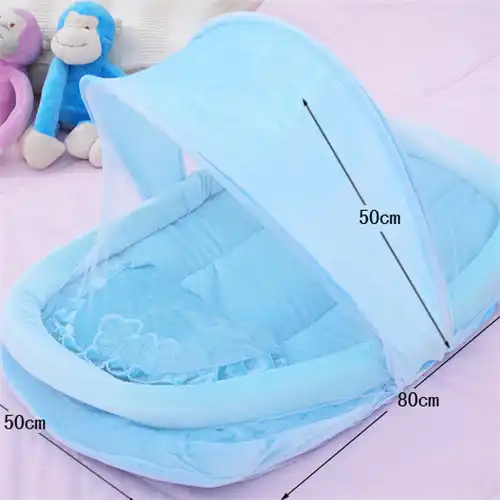 baby bed and net