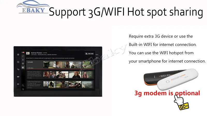 Flash Deal NaviTopia 1024*600 7inch 8 core RAM 2G ROM 32G Android 8.1 Car Radio player for 2Din Universal With Wifi/Maps 26