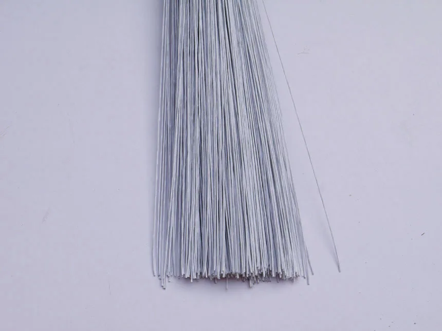 

24gauge silk flower white wire wholesale 1KG double sugar cake wire