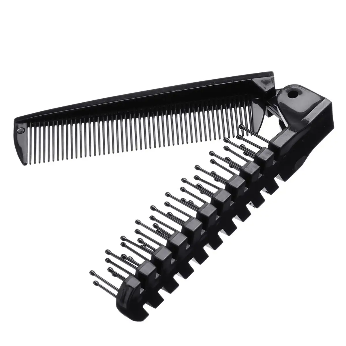 

Travel Folding Comb Men Women Beauty Handmade Portable Folding Bag Clip Anti-Static Hair Moustache Beard Comb Hairdressing Tools