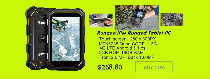 Runbo F1 Plus Ip67 прочный водонепроницаемый телефон Жесткий 6 ГБ ОЗУ Смартфон Android 7,0 Восьмиядерный 16 МП 64 Гб ПЗУ 4G LTE