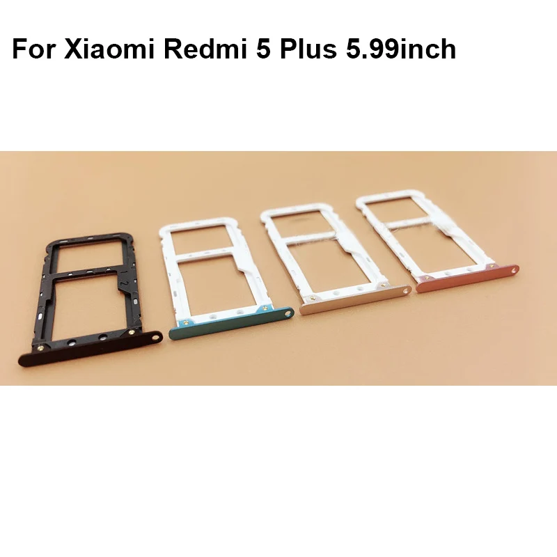 2 шт. для hongmi Red mi 5 Plus 5plus держатель sim-карты лоток Xiaomi Redmi Новый оригинальный