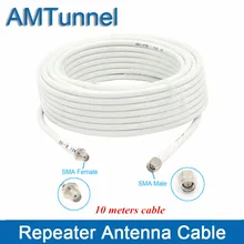 10 м коаксиальный кабель SMA штекер SMA женский провод 50 Ом для внутренних антенн и наружной антенны