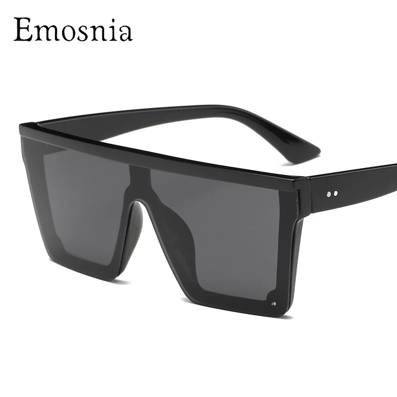 Square Full Lens Sunglasses Rims Behind Lens Unisex Fashion UV 400 