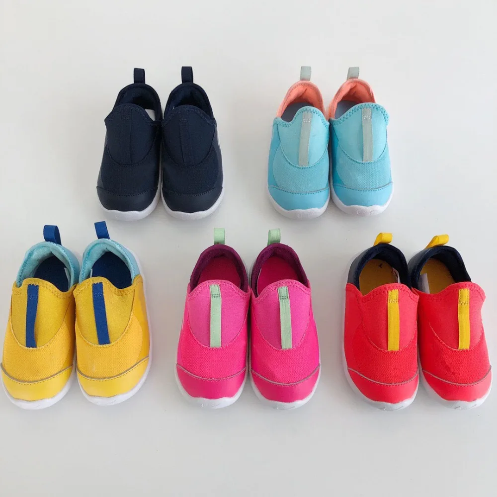 

Brand Original Toddler Kids Shoes Trainers 2019 Newest Slip-on Breathable Little Boys Girls Casual Shoes