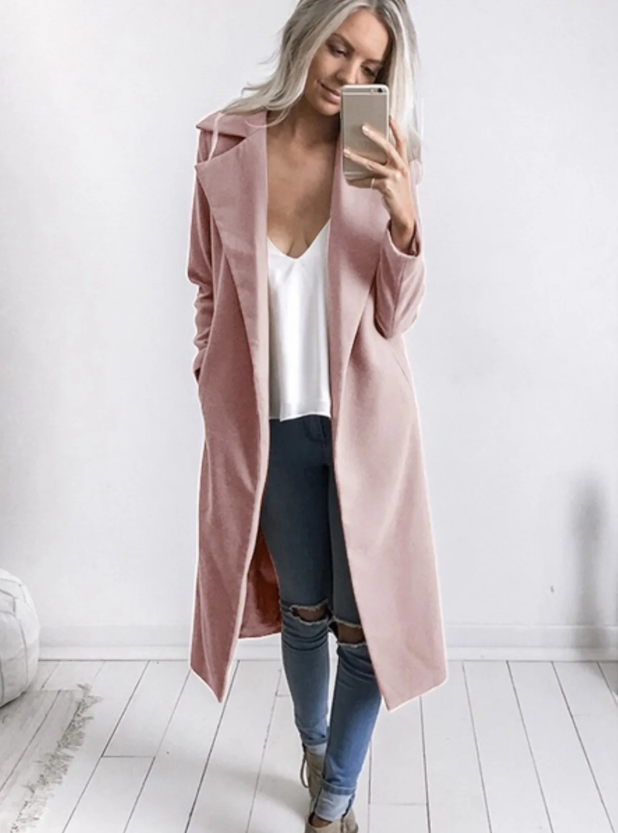 

woman coats winter fall vintage plus size clothes winter women clothing long coat women fashion pink ladies jackets woolen