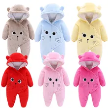 Orangemom/Официальный магазин; Одежда для новорожденных; флисовый Детский комбинезон; мягкая одежда для маленьких девочек; зимние пальто для малышей; белое теплое пальто