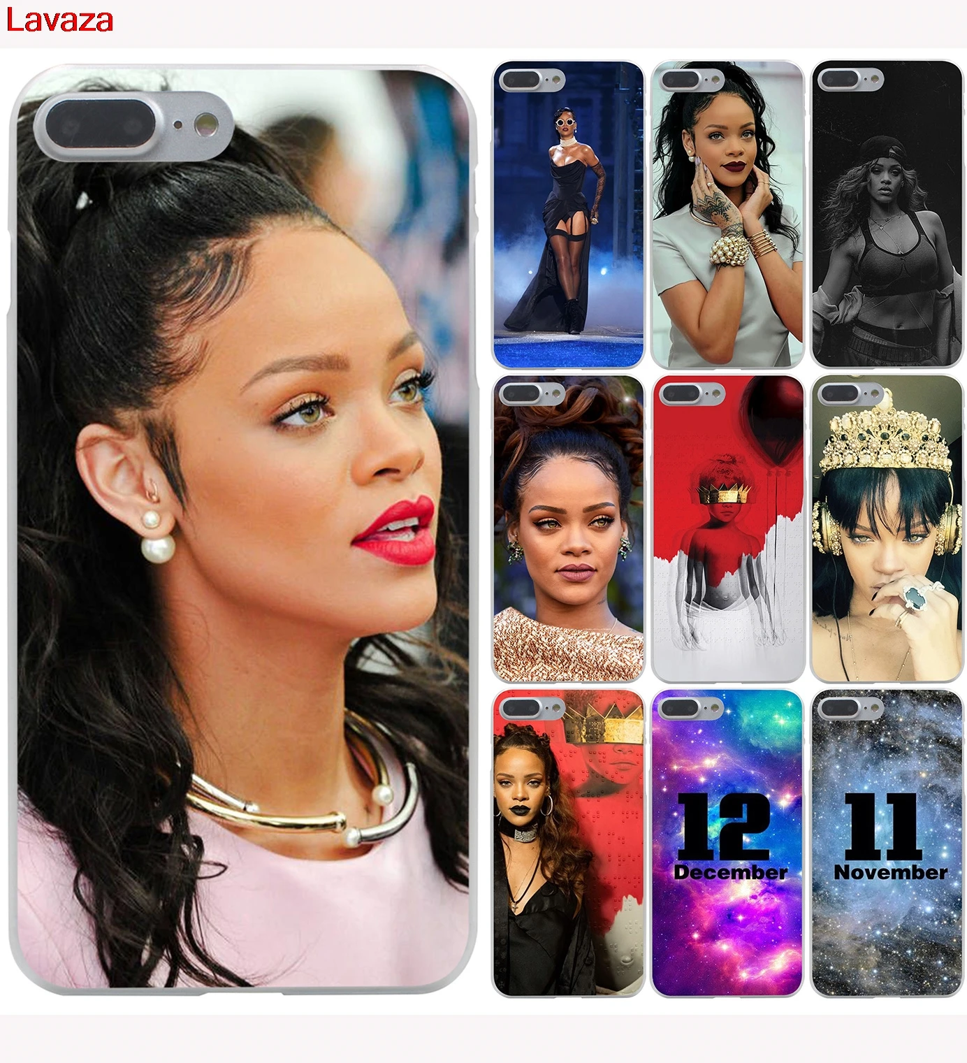 Lavaza Custom Sexy Pop Star Rihanna Hard Phone Case for