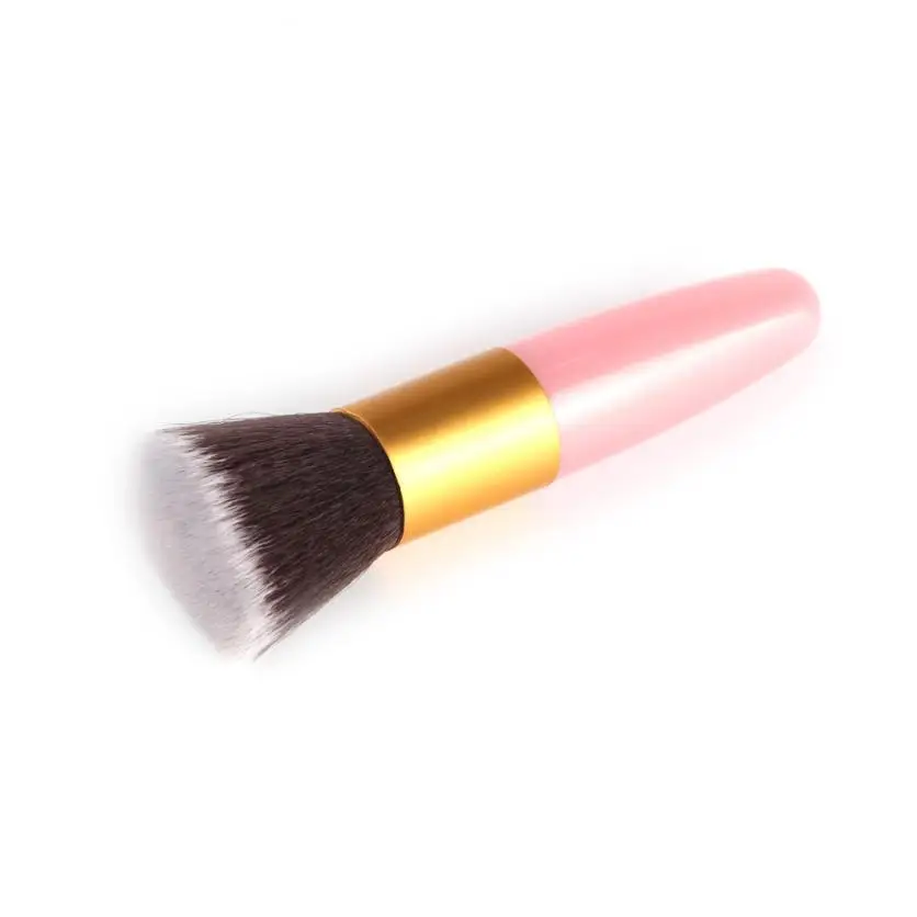 

Amazing 1pc Fashion Pink Powder Blush Foundation Brush Cosmetic Makeup Tool Kit