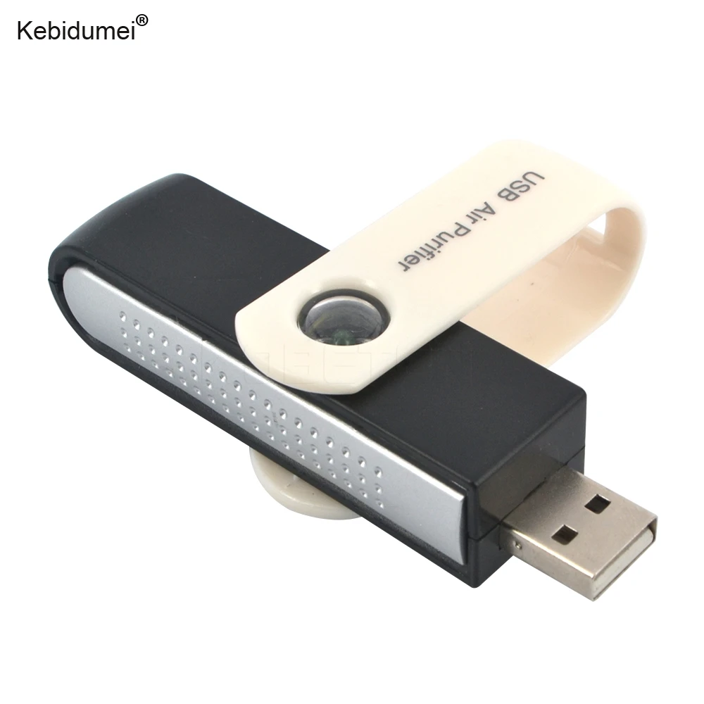 Kebidumei USB очиститель воздуха мини USB ионный воздухоочиститель-ионизатор воздухоочиститель USB адаптер для компьютера автомобиля ПК