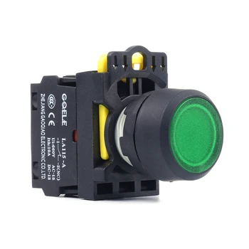 

5 PCS Push button switch Flush button LED Momentary IP65 1NO 1NC 1N0+1NC 2NO 2NC LA115-A1-11D-G31