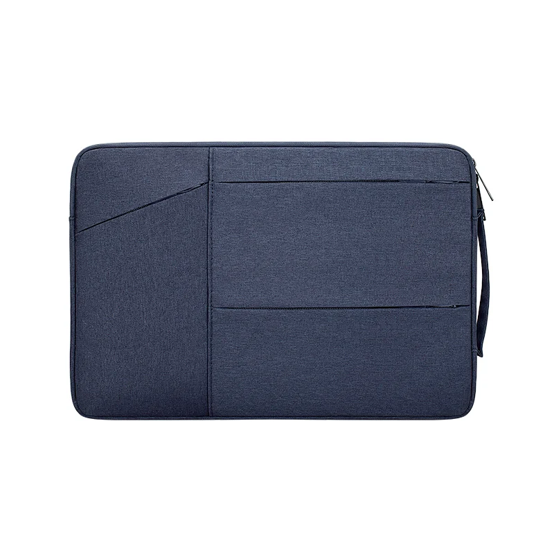 Водонепроницаемая сумка для ноутбука Женская Мужская 13,3 15,6 16 дюймов чехол для Macbook Air Pro 13 14 15 сумки для Xiaomi acer notebook ziper Sleeve - Цвет: navy blue-I