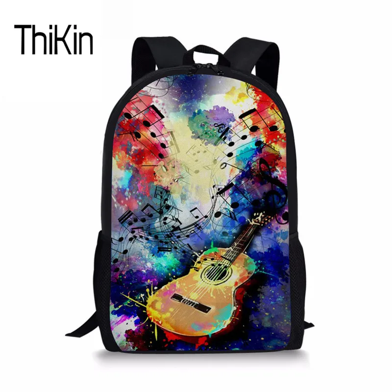 Школьный портфель THIKIN Music для девочек и мальчиков повседневная женская сумка с