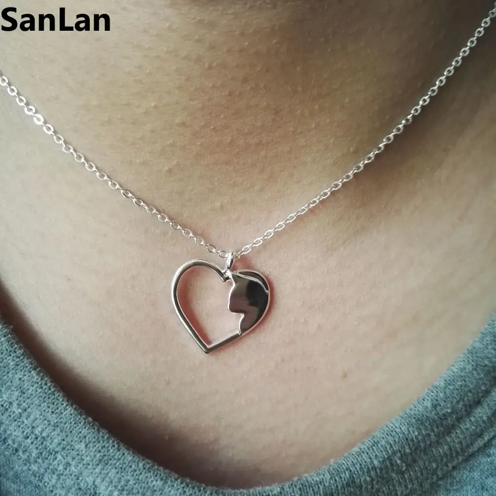 1pcs-drop-ship-Fashion-Jewelry-Heart-necklace-silver-plated-cat-Lovers-cat-Necklaces-lovers-christmas-gift