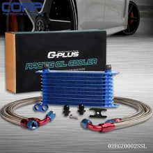 GPLUS Масляный Радиатор Комплект Для BMW E36/E46 M3 135/E90 335/640/740X1/Z4 Turbo AN10 цвет серебристый