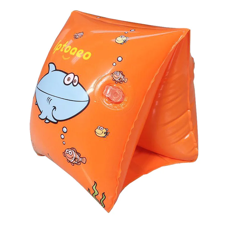 

2 PCS Childrem Arms Life Buoy Kids Inflatable PVC Pool Float Beach Swimming Training Aids Water Safety Products For Boys Girls