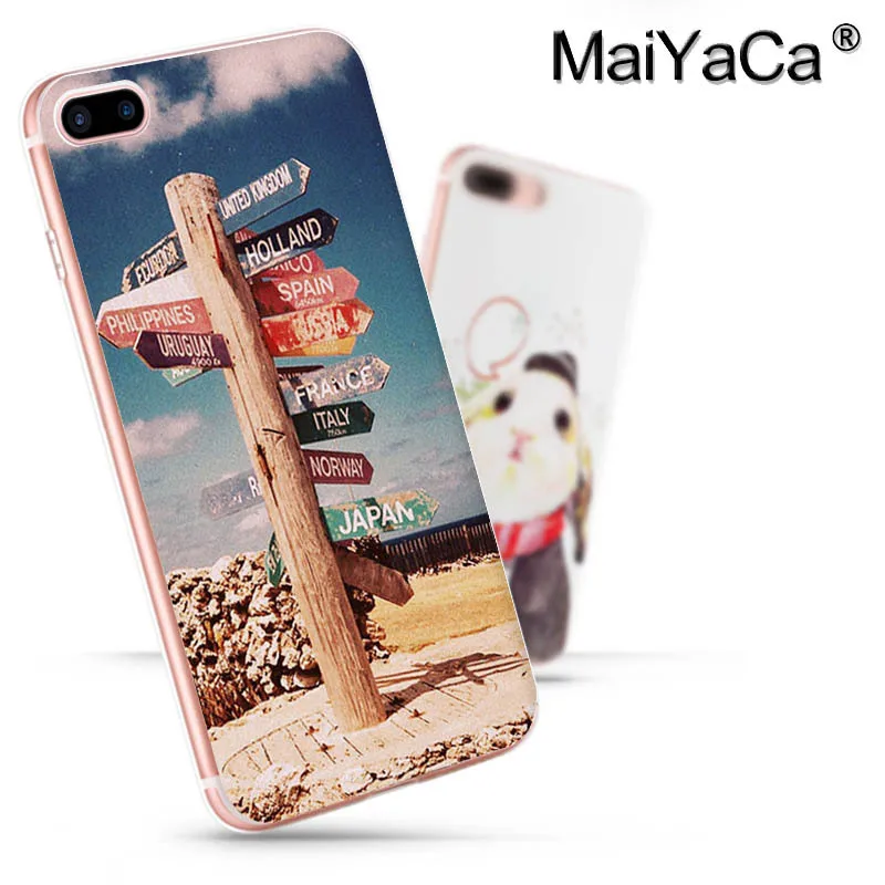 Мягкий чехол из ТПУ MaiYaCa для iPhone 6S 6plus 7 7plus 8 8Plus X 5 5S|Бамперы| |