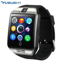 

Bluetooth Smart Watch Q18 Intelligent Clock For Android Phone With Pedometer Camera SIM Card Whatsapp Call Message Display pk A1