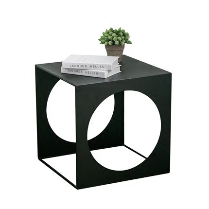 Minimalist creative mobile wrought iron small coffee table side table mini personality Scandinavian corner table