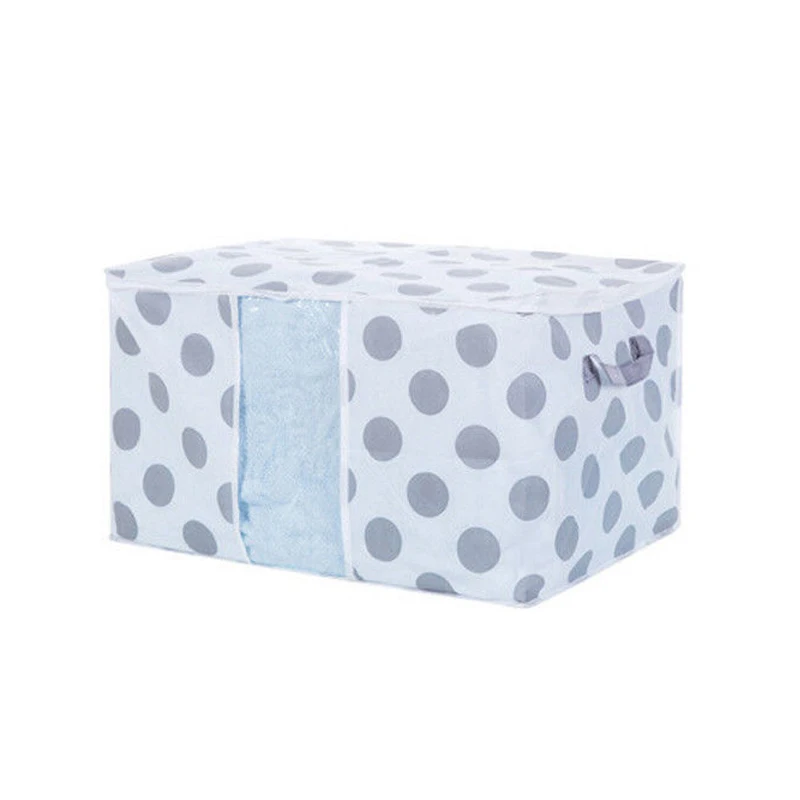 Organizer Foldable Storage Bag Clothes Blanket Quilt Closet Sweater Box Package Storage bag Estojo escolar