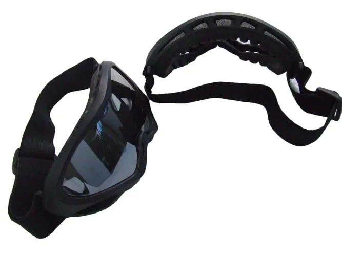 Тактический UV400, очки тактические защиты Велоспорт езда Охота ветер пыль Airsoft, очки черный/прозрачный - Цвет: Black