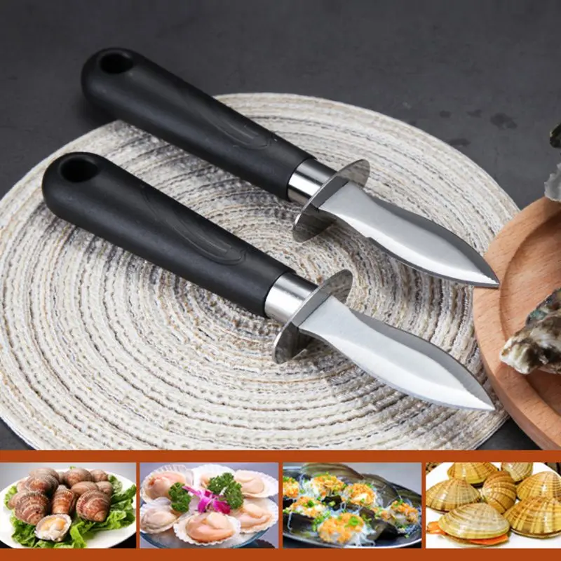 

Oyster Knife Sharp-edged Shucker Shell Seafood Opener Tool
