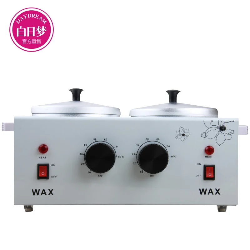 Liddy Double Wax Warmers Kit Waxing Machine for Hair Removal 110v