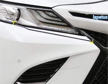 

Lapetus Front Head Lights Lamp Eyelid Strip Eyebrow Decoration Frame Cover Trim 2 Pcs / Set Fit For Toyota Camry 2018 2019 2020
