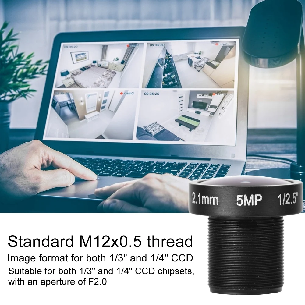 Новая плата 1/2. 5 дюймов 5mp 2,1 мм 150 градусов широкоугольный объектив рыбий глаз для камеры видеонаблюдения